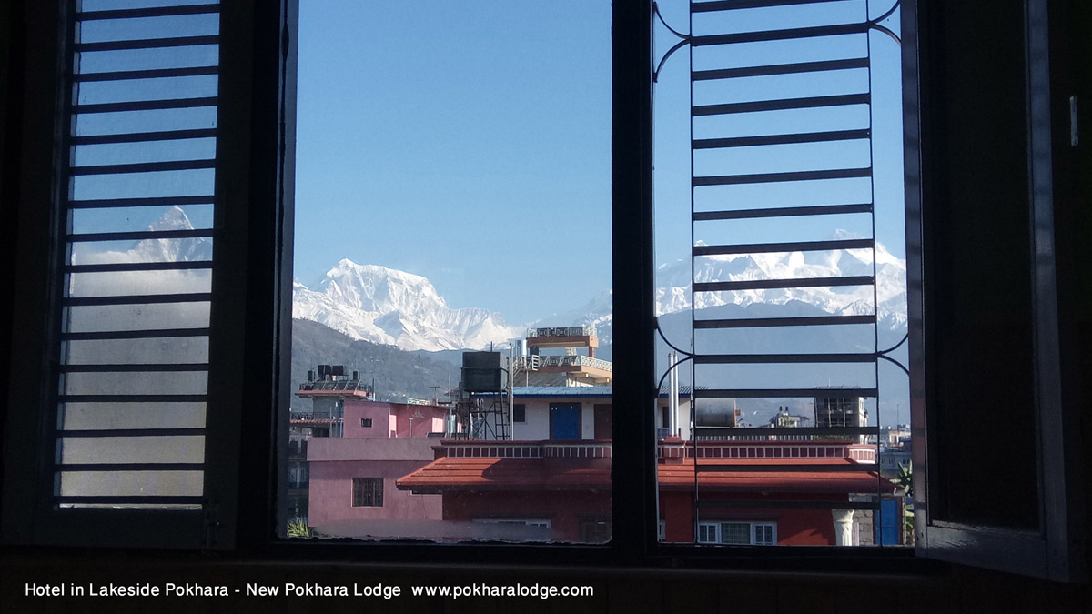 Mountain view from Room
