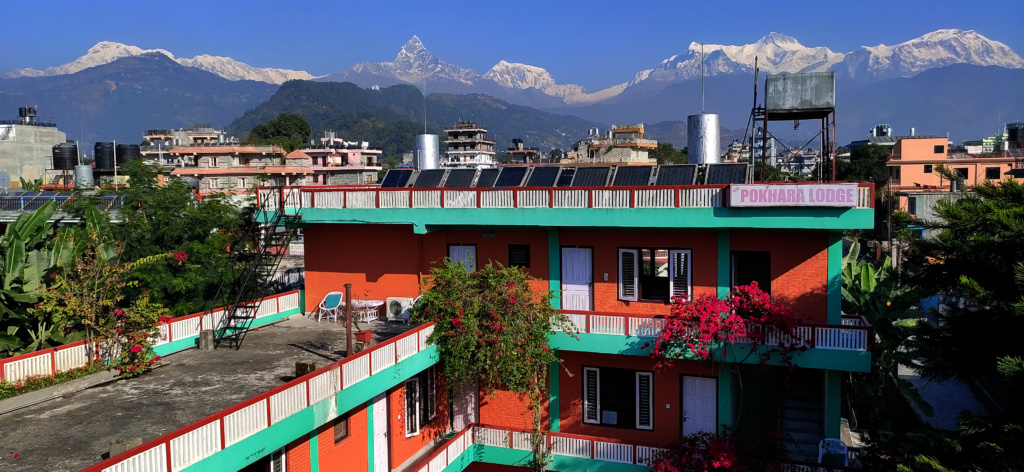 Hotel in Lakeside Pokhara with best Mountain views.