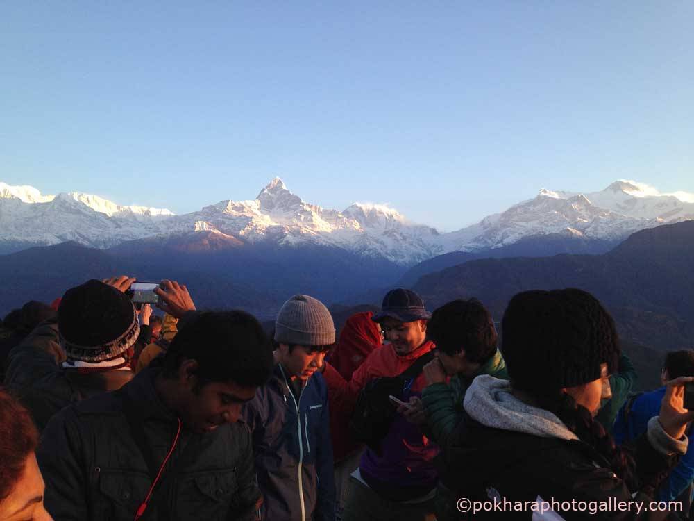 Mountain view from Sarangkot Pokhara